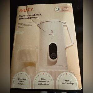 Nutr Machine Nutmilk Maker white NEW